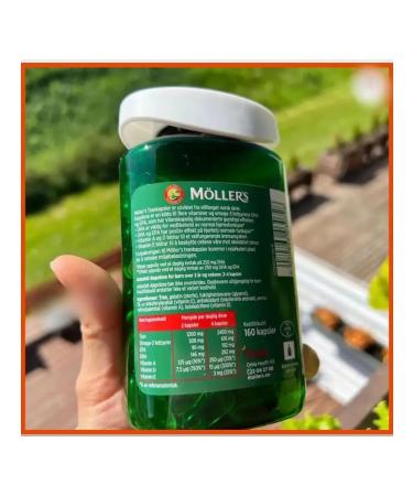 Moller Omega 3 Norwegian sash a d triglycerides - Buy Online on GoSupps.com