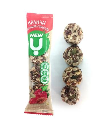 Proper Nutrition PP Kranch strawberry almonds 30 g * 18 pcs - Buy Online on GoSupps.com