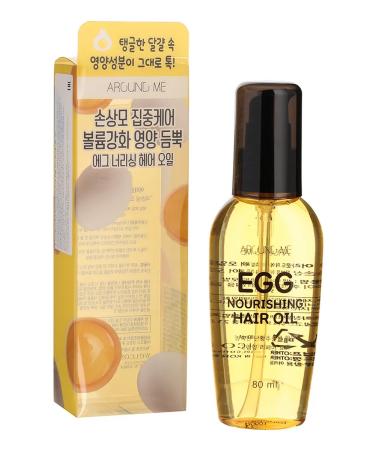 WELCOS Hair oil Around Me EGG Nouring Hair Oil 80ml - Buy Online on GoSupps.com