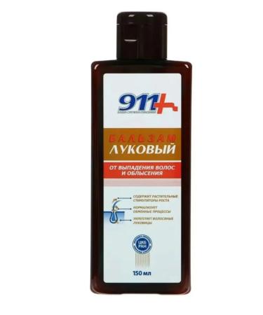 Home first aid kit 911 911 Balm onion from hair loss and baldness 150 ml - Buy Online on GoSupps.com