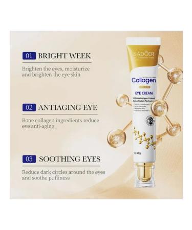 sadoer Cream around the eyes with collagen - Buy Online on GoSupps.com
