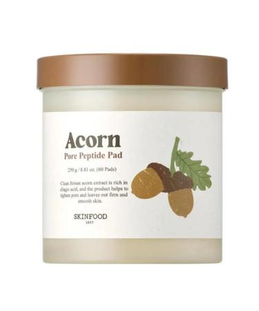 SKINFOOD Toner spades with peptides Acorn Pore Peptide PAD 60 pieces