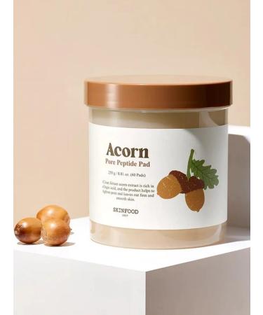 SKINFOOD Toner spades with peptides Acorn Pore Peptide PAD 60 pieces - Buy Online on GoSupps.com