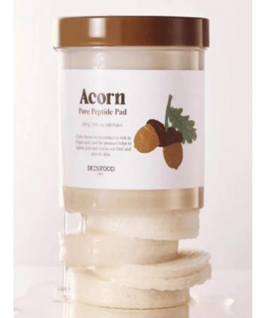 SKINFOOD Toner spades with peptides Acorn Pore Peptide PAD 60 pieces - Buy Online on GoSupps.com