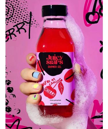JUICY STARS Shower gel "Cherry Challenga" - Buy Online on GoSupps.com