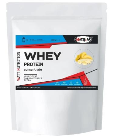 WATT NUTRITION Protein serum Whey Protein 80% 1000 gr banana - Buy Online on GoSupps.com