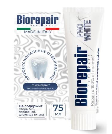 Biorepair Toothpaste Pro White whitening 75ml