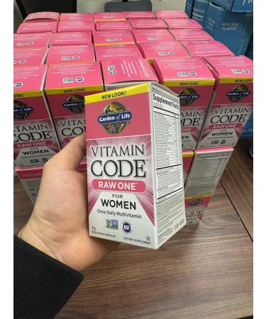 Garden of Life Vitamin Code Raw One for women 75 capsules - Buy Online on GoSupps.com