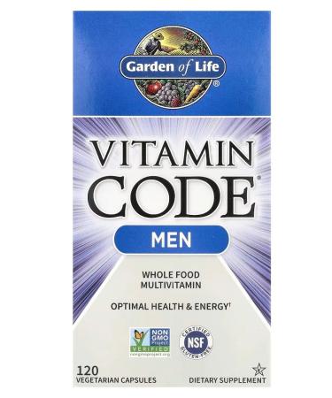 Garden of Life Vitamin Code complex for men 120 capsules - Buy Online on GoSupps.com