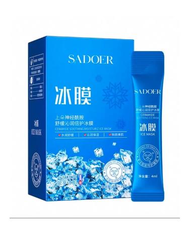 Night cooling mask with ceramides