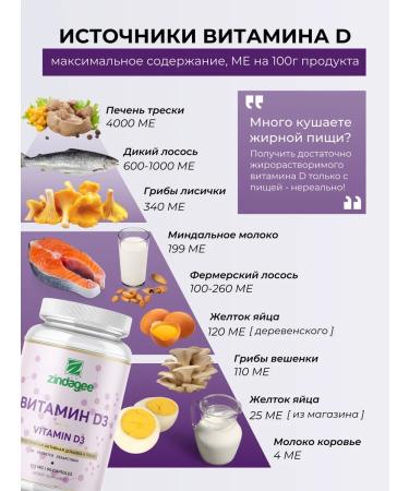 Zindagee Vitamin D3 90 capsules - Buy Online on GoSupps.com