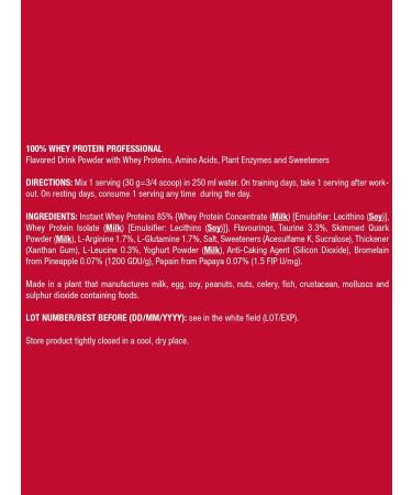 Scitec Nutrition Protein 100% Whey Professional 500 g Lemon cheesecake - Buy Online on GoSupps.com