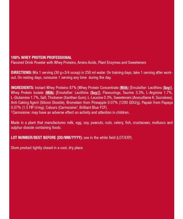 Scitec Nutrition Protein 100% Whey Professional 2350 Vanil-Yagoda - Buy Online on GoSupps.com