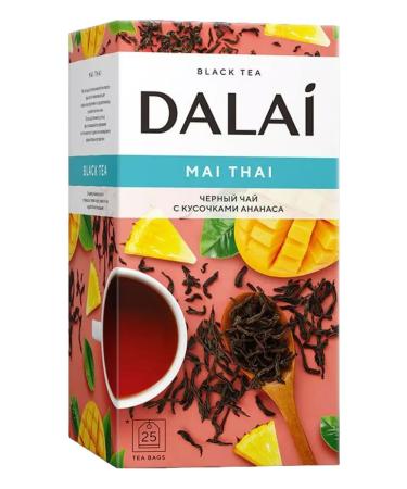 Black tea with pineapple Dalai Mai Thai 2 pcs - Buy Online on GoSupps.com