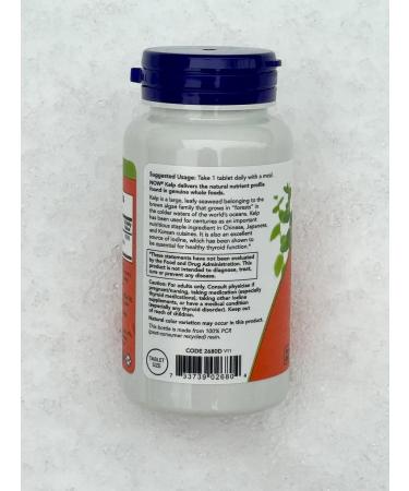 Now Foods Kelp (iodine made of brown algae) 150 g 200 tablets - Buy Online on GoSupps.com