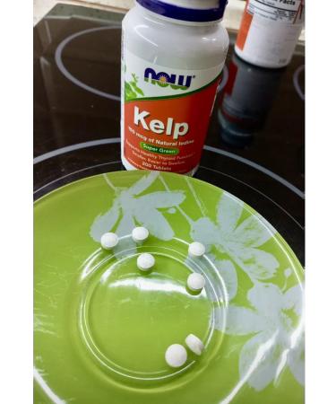 Now Foods Kelp (iodine made of brown algae) 150 g 200 tablets - Buy Online on GoSupps.com