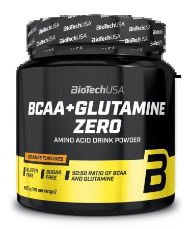BioTechUSA BCAA + Glutamine Zero 480 amino acids. Orange - Buy Online on GoSupps.com
