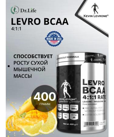 Kevin Levrone Amino acids Kevin Levron BCAA 400 grams (mango - lemon)