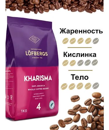 LOFBERGS Coffee in Arabica Kharisma 3x1kg - Buy Online on GoSupps.com