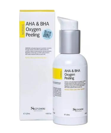 SKINDOM Oxygen foam with AHA and BHA acids