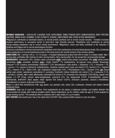 Scitec Nutrition Heiner Myomax Hardcore 2800 Chocolate 2800 - Buy Online on GoSupps.com