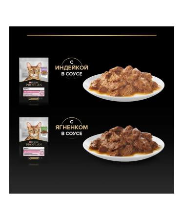 PRO PLAN Wet food of cats gastrointestinal tract turkey lamb 10pcs - Buy Online on GoSupps.com