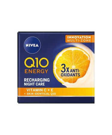 NIVEA Night Facial Cream "Energy Q10 RECHARDING" 50 ml Poland