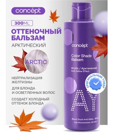 concept Tinting hair balm from yellowness Arctic 300 ml