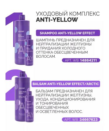concept Tinting hair balm from yellowness Arctic 300 ml - Buy Online on GoSupps.com