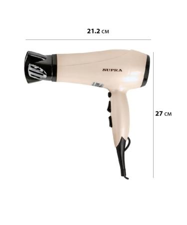 SUPRA Professional hair dryer for drying and hair styling - Buy Online on GoSupps.com