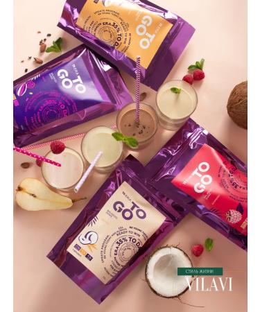 VILAVI T8 protein to go sweet raspberries. Keto. 350 g - Buy Online on GoSupps.com