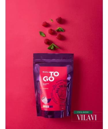 VILAVI T8 protein to go sweet raspberries. Keto. 350 g - Buy Online on GoSupps.com