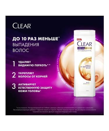 clear Shampoo against dandruff and hair loss Vita 7pcs - Buy Online on GoSupps.com