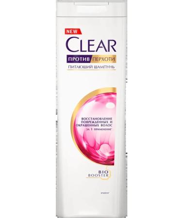 clear Shampoo against dandruff for damaged and painted 6pcs
