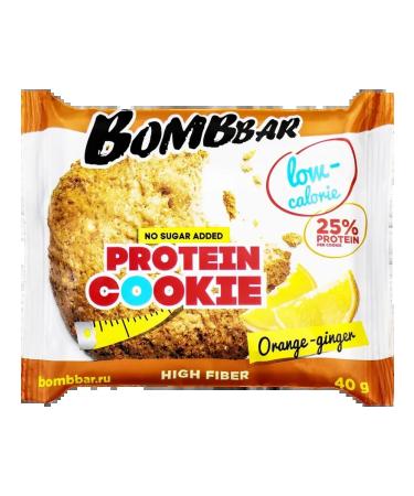 BombBar Cookies protein orange ginger without 9pcs