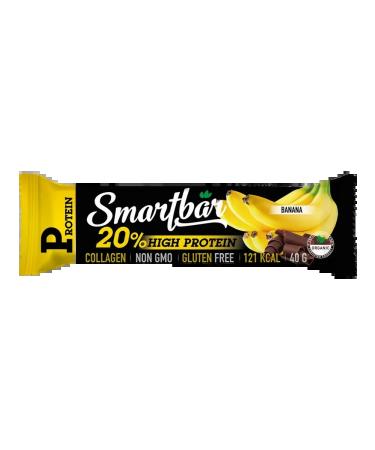 Smartbar Protein -protein bar banana in dark 10pcs