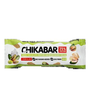 CHIKALAB Protein bar with pistachio filling 4pcs