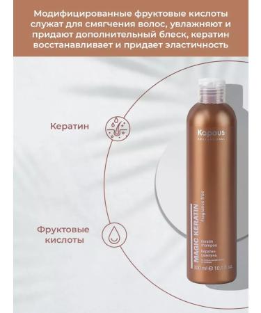 Kapous Professional Magic Keratin shampoo and balm - Buy Online on GoSupps.com