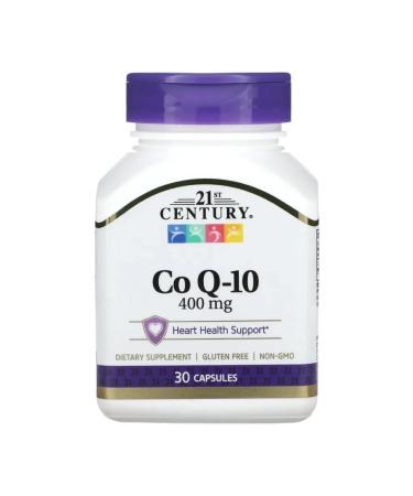 21st Century CO Q-10 400 Mg Coenzyme Q10 30 capsules