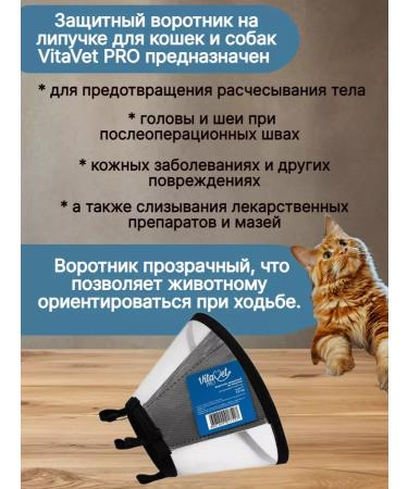 VitaVet Veterinary protective veterinary collar for cats and dogs 2 pcs (e) - Buy Online on GoSupps.com