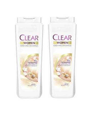 CLEAR WOMEN Shampoo female clayotherapy 180 ml 2 pcs