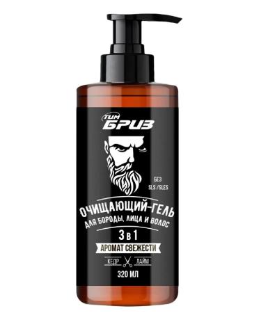 TIM BREEZE Gel for beard and hair cleansing 320ml