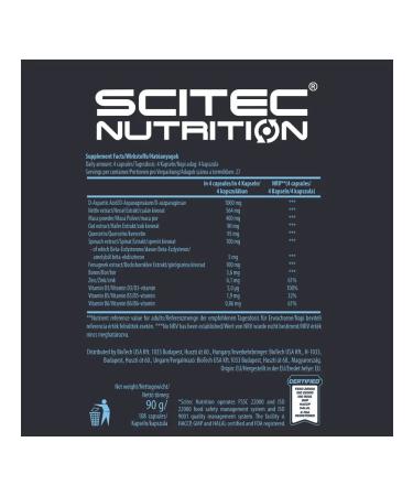 Scitec Nutrition Testosterone booster macatron testobuster 108 caps - Buy Online on GoSupps.com