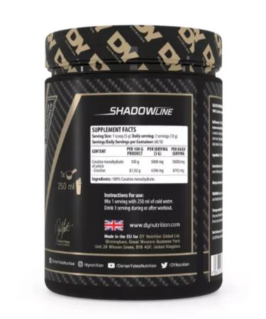 Dorian Yates Nutrition Creatine Monohydrate Dorian Creatine Monohydrate 300G - Buy Online on GoSupps.com