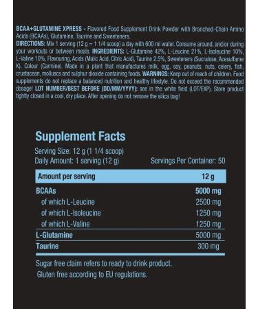 Scitec Nutrition BCAA + Glutamine BCAA + Glutamine XPress 600 g watermelon - Buy Online on GoSupps.com