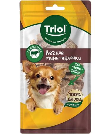 Triol A treat light beef for small dogs mini wand 30 g