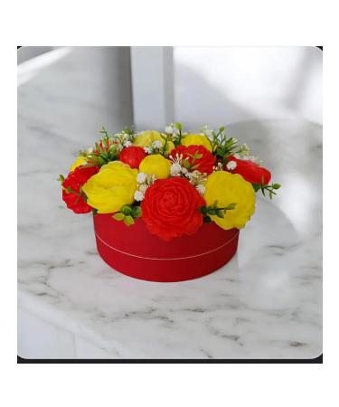 Dogooders and handicrafts Bouquet of flowers from soap birthday gift - Buy Online on GoSupps.com