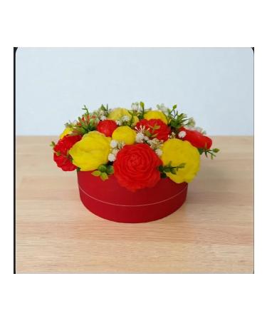 Dogooders and handicrafts Bouquet of flowers from soap birthday gift - Buy Online on GoSupps.com