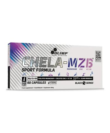 Olimp Sport Nutrition Helat Magnesium Zinc B6 ZMA Test Buster 60 Capsules