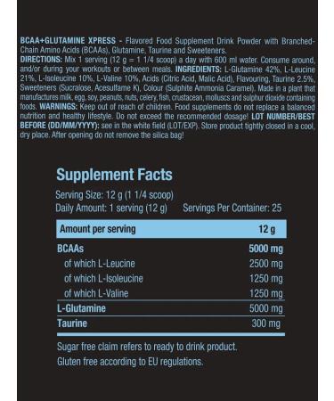 Scitec Nutrition BCAA + Glutamine BCAA + Glutamine Xpress 300 g apple - Buy Online on GoSupps.com